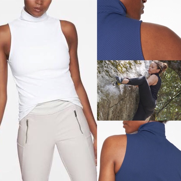 Athleta Tops - ATHLETA Flurry Base Layer Tank - WHITE - NWT!